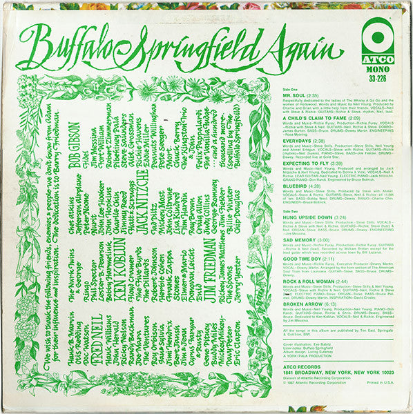 Buffalo Springfield : Buffalo Springfield Again (LP, Album, Mono, Pre)