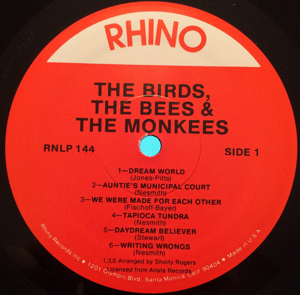 The Monkees : The Birds, The Bees & The Monkees (LP, Album, RE)