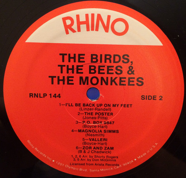 The Monkees : The Birds, The Bees & The Monkees (LP, Album, RE)