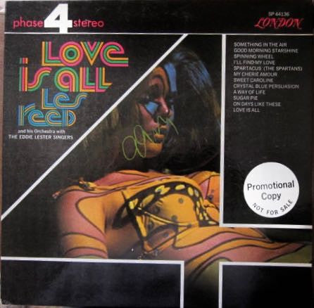 Les Reed And His Orchestra : Love Is All (LP, Album, Promo, Gat)