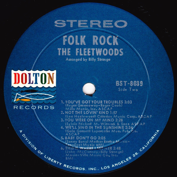The Fleetwoods : Folk Rock (LP, Album)