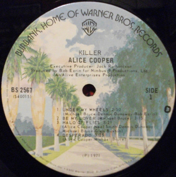 Alice Cooper : Killer (LP, Album, RE, Jac)