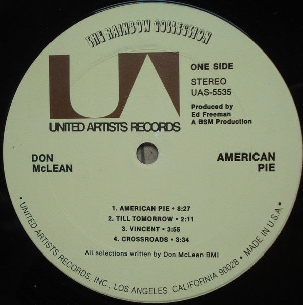Don McLean : American Pie  (LP, Album, Pit)