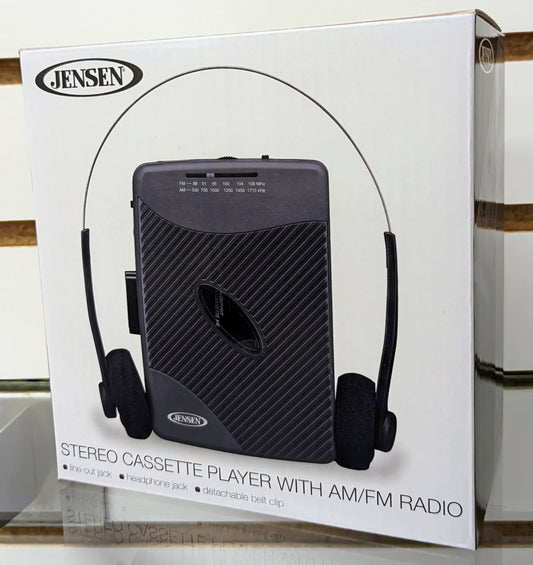 Jensen SCR75 Cassette Player With AM/FM Radio