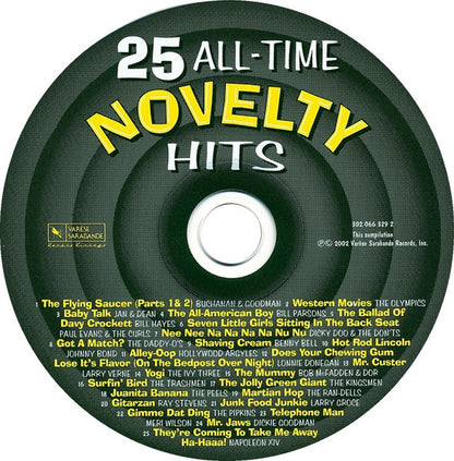 Various : 25 All-Time Novelty Hits (CD, Comp)