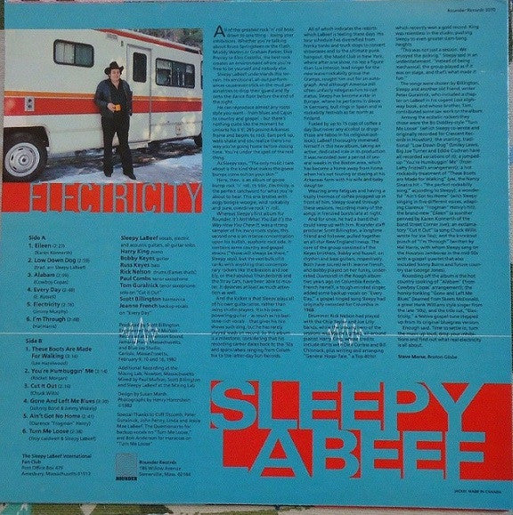 Sleepy La Beef : Electricity (LP, Album)