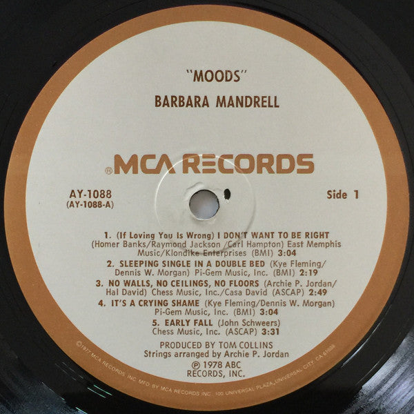 Barbara Mandrell : Moods (LP, Album, Tan)