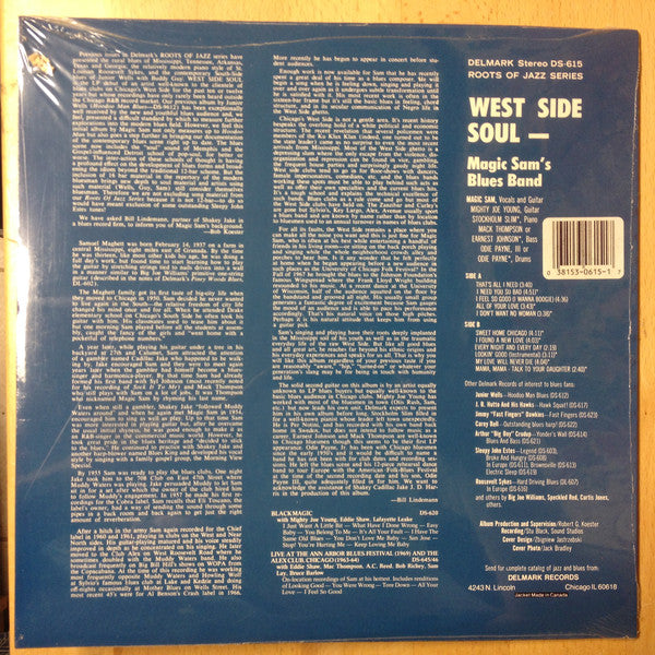 Magic Sam Blues Band : West Side Soul (LP, Album, RE)