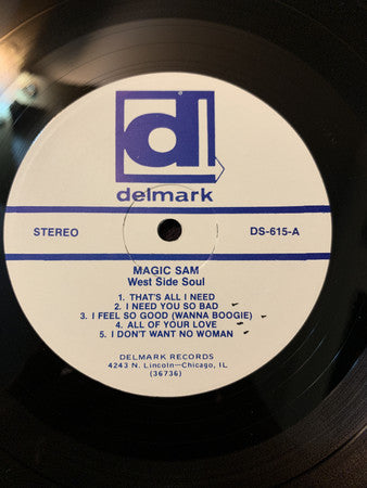 Magic Sam Blues Band : West Side Soul (LP, Album, RE)