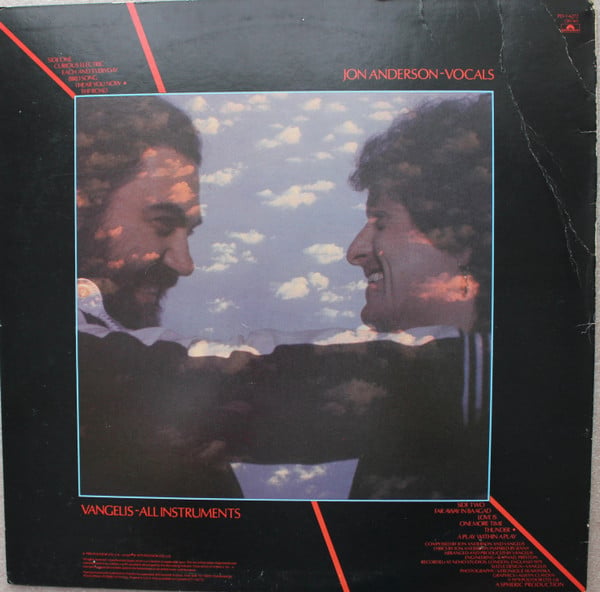 Jon And Vangelis* : Short Stories (LP, Album, 18,)