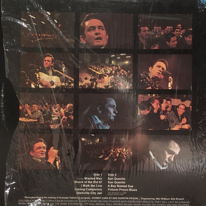 Johnny Cash : Johnny Cash At San Quentin (LP, Album, Pit)