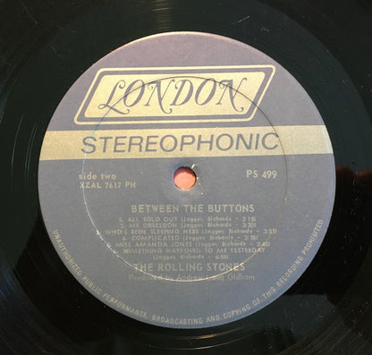 The Rolling Stones : Between The Buttons (LP, Album, PH )