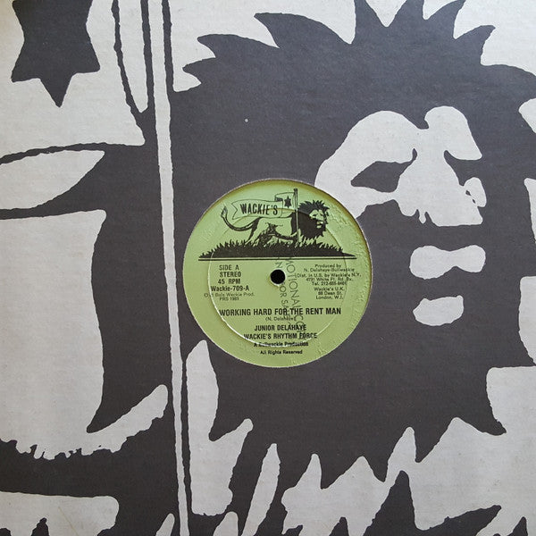 Junior Delahaye : Working Hard For The Rent Man (12", Promo)