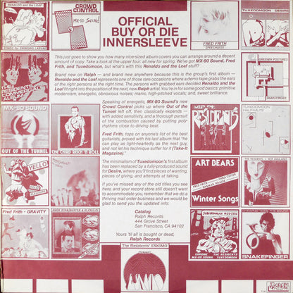The Residents : The Third Reich 'N' Roll (LP, Album, RE, Cen)