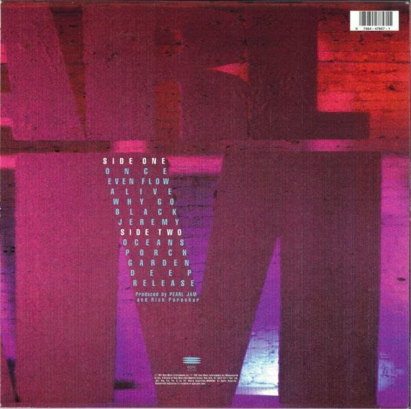 Pearl Jam : Ten (LP, Album)