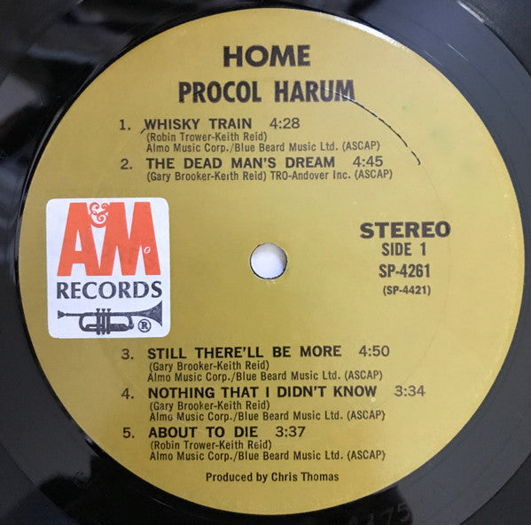 Procol Harum : Home (LP, Album, Mon)
