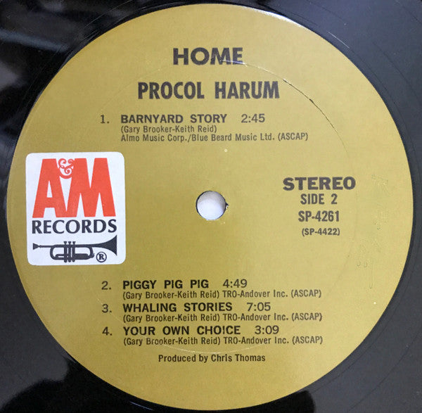 Procol Harum : Home (LP, Album, Mon)