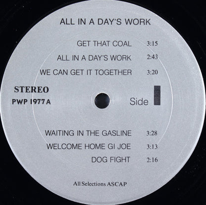 Spark Newspaper Staff : All In A Day's Work (LP)
