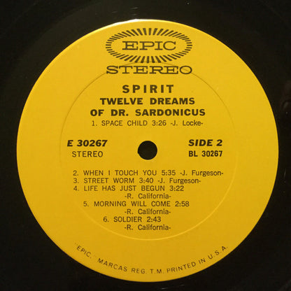 Spirit (8) : Twelve Dreams Of Dr. Sardonicus (LP, Album, Ter)