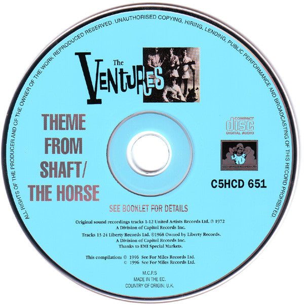The Ventures : Theme From Shaft / The Horse (CD, Comp)