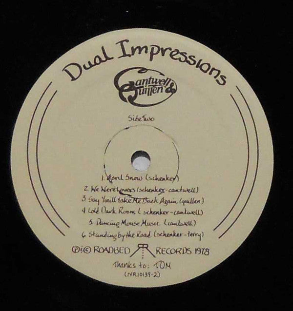 Cantwell & Quillen : Dual Impressions (LP, Album)