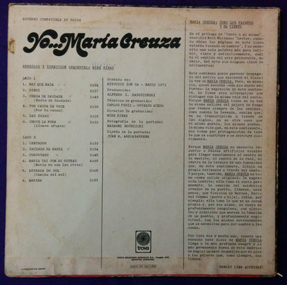 Maria Creuza : Yo... (LP, Album)