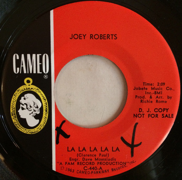 Joey Roberts, Jr. : La La La La La / Raggeddy Anne (7", Single, Promo)