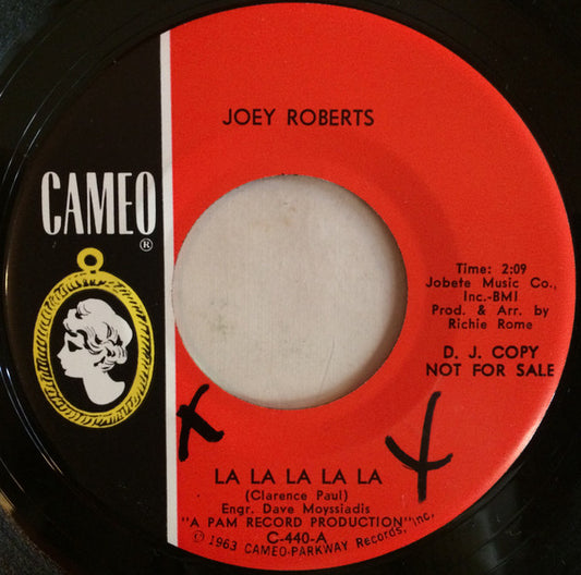 Joey Roberts, Jr. : La La La La La / Raggeddy Anne (7", Single, Promo)
