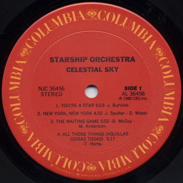 The Starship Orchestra : Celestial Sky (LP, Album)