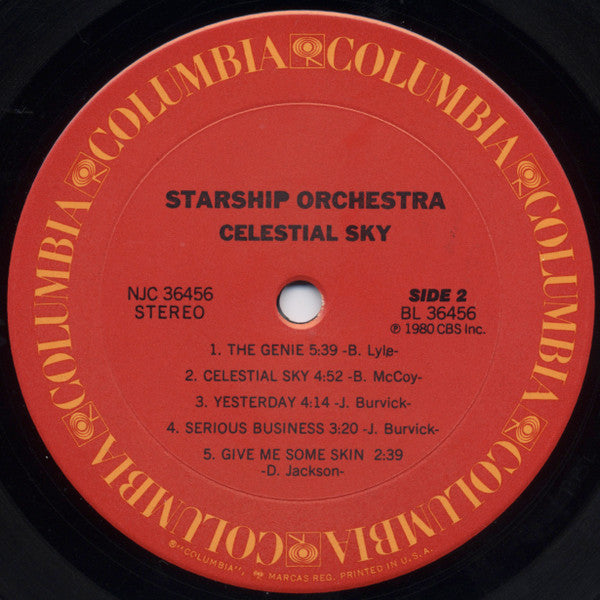 The Starship Orchestra : Celestial Sky (LP, Album)