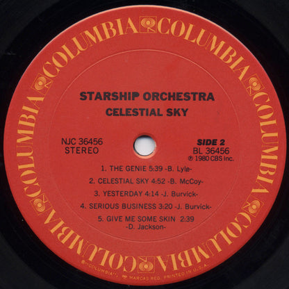 The Starship Orchestra : Celestial Sky (LP, Album)