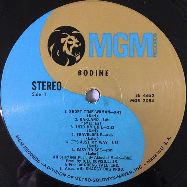 Bodine (2) : Bodine (LP, Album)