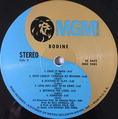 Bodine (2) : Bodine (LP, Album)