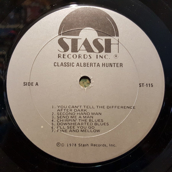 Alberta Hunter : Classic Alberta Hunter - The Thirties (LP, Comp, Mono)