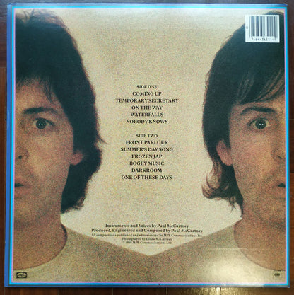 Paul McCartney : McCartney II (LP, Album, San)