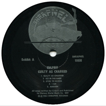 Culprit : Guilty As Charged (LP, Album)