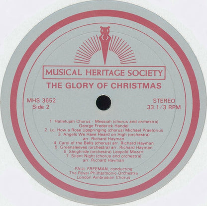 Paul Freeman (3) Conducting The Royal Philharmonic Orchestra, London Ambrosian Chorus* : The Glory of Christmas (LP, Album)