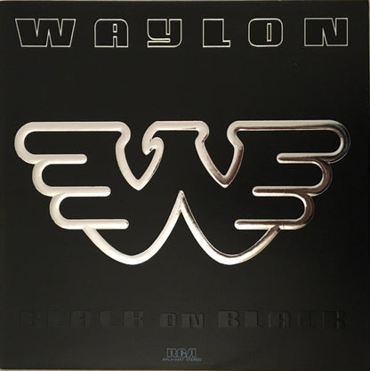 Waylon Jennings : Black On Black (LP, Album, Cus)