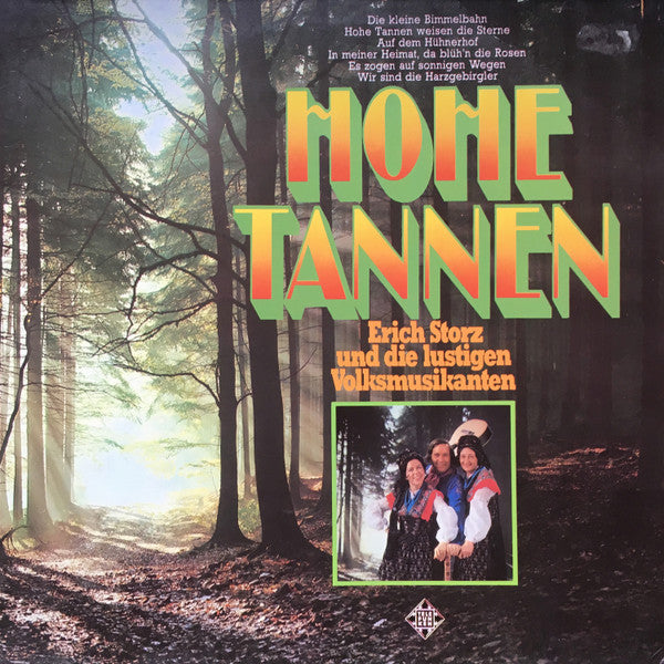 Erich Storz Und Die Lustigen Volksmusikanten : Hohe Tannen (LP)