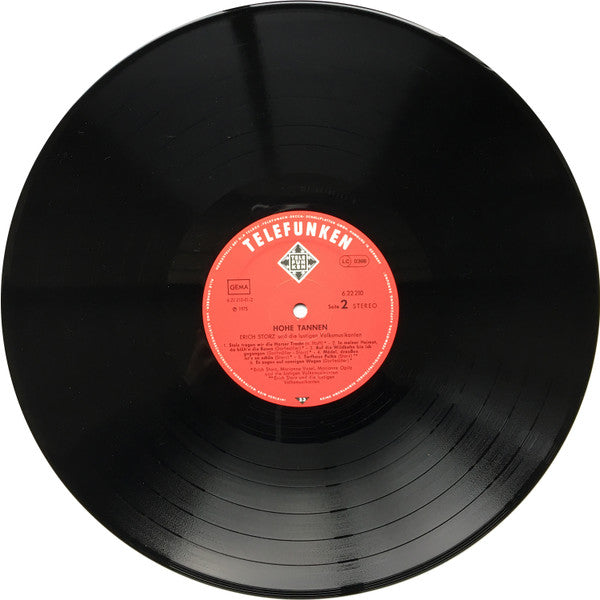 Erich Storz Und Die Lustigen Volksmusikanten : Hohe Tannen (LP)
