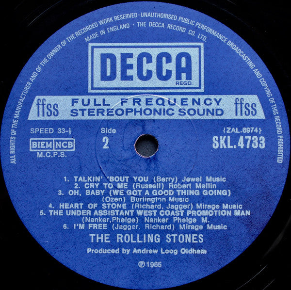 The Rolling Stones : Out Of Our Heads (LP, Album, RP)