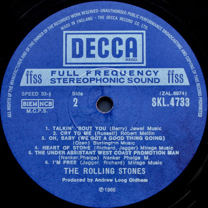 The Rolling Stones : Out Of Our Heads (LP, Album, RP)