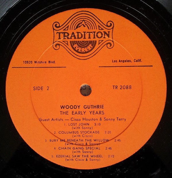 Woody Guthrie : The Early Years (LP, Comp)