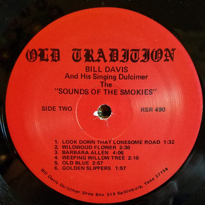 Bill Davis (8) : Sounds Of The Smokies (LP, Album, RP)