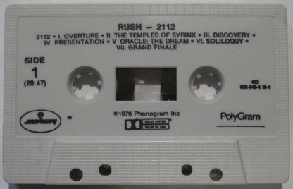 Rush : 2112 (Cass, Album, RE, Dol)