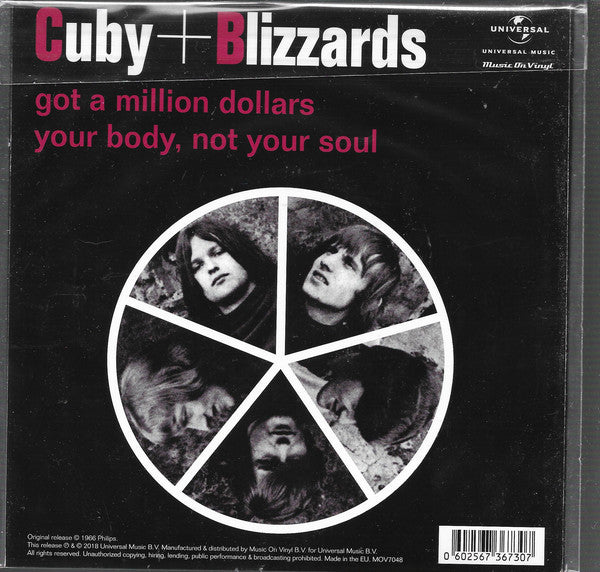Cuby + Blizzards : Got A Million Dollars / Your Body, Not Your Soul (7", Single, Ltd, RE, Whi)