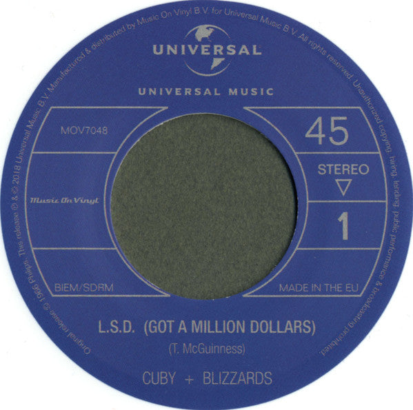 Cuby + Blizzards : Got A Million Dollars / Your Body, Not Your Soul (7", Single, Ltd, RE, Whi)