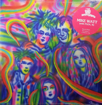 Black Moth Super Rainbow / Mike Watt, Flea, Kira Roessler : Backwash / Drippy Eye (7", Single, Ltd)