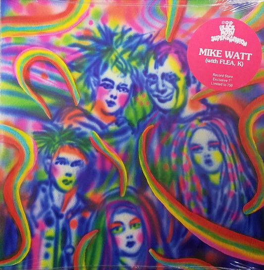 Black Moth Super Rainbow / Mike Watt, Flea, Kira Roessler : Backwash / Drippy Eye (7", Single, Ltd)