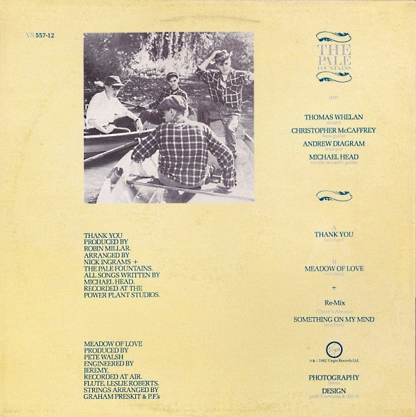 The Pale Fountains : Thank You (12")
